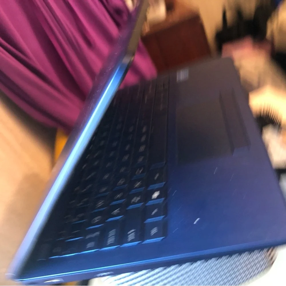 HP Black Laptop Modern Design with Matte Finish